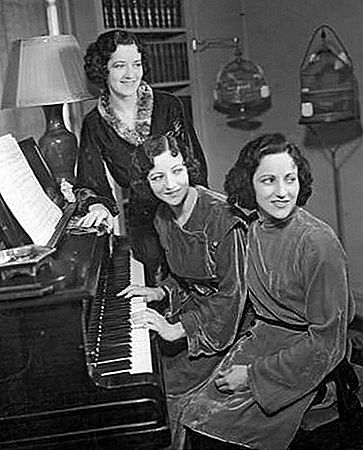 Das amerikanische Gesangstrio der Boswell Sisters
