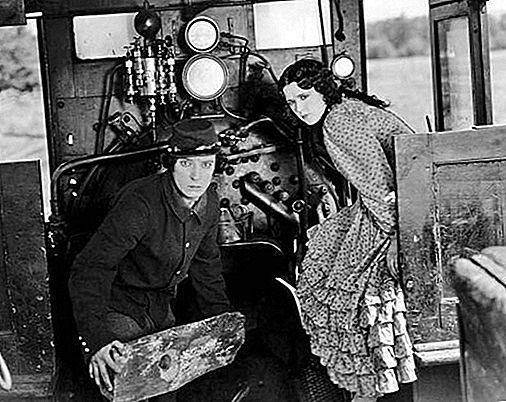 Amerykański aktor Buster Keaton