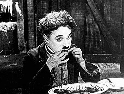 La película La fiebre del oro de Chaplin [1925]