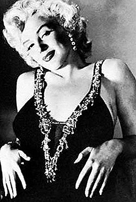 Americká herečka Marilyn Monroe