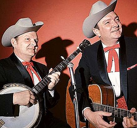 Duo americano do bluegrass de Stanley Brothers