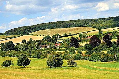 Chiltern Hills kullar, England, Storbritannien