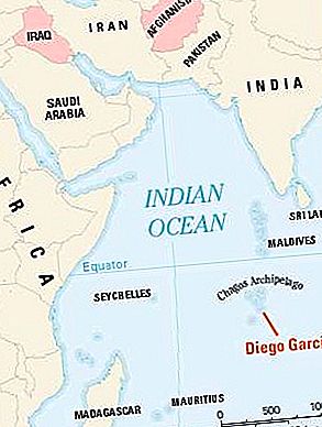 جزيرة دييغو غارسيا ، المحيط الهندي