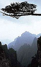 Huang Mountains bergen, China