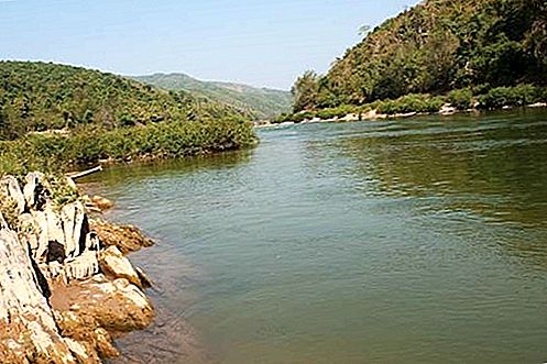 Ou folyó folyó, Laosz