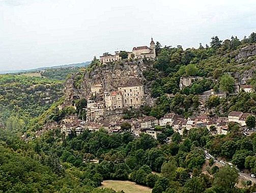 Rocamadour landsby, Frankrike