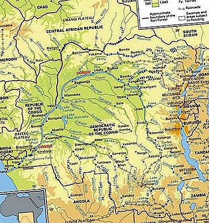 Kongon joen joki, Afrikka
