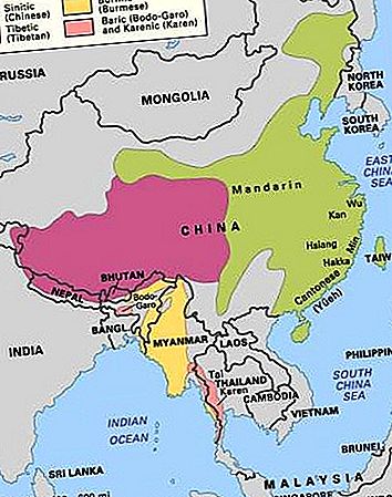 Kiinan ja tiibetin kielet