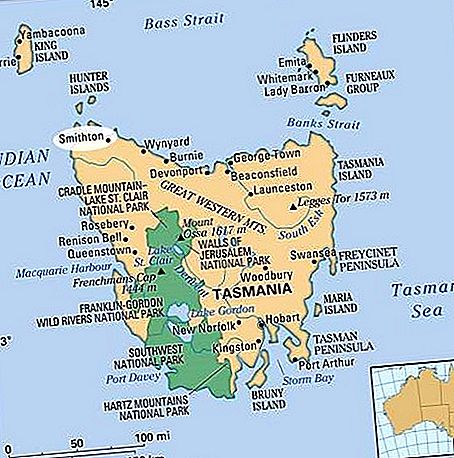 Smithton Tasmánie, Austrálie