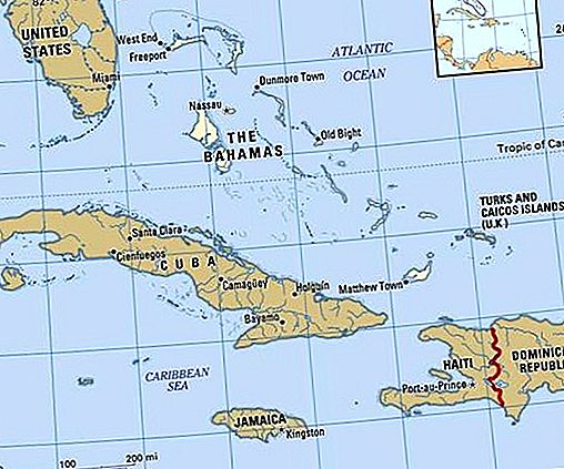 Les illes de les Bahames, Antilles