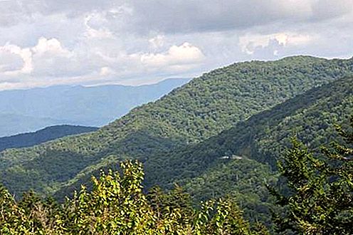 جبال جبال سموكي العظيمة ، شمال كارولينا - تينيسي ، الولايات المتحدة