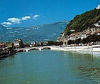 Rzeka Isère, Francja