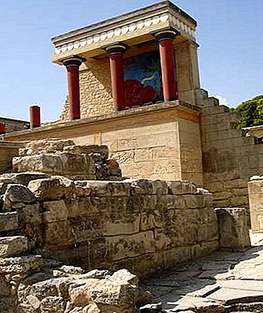 Knossos gamle by, Kreta