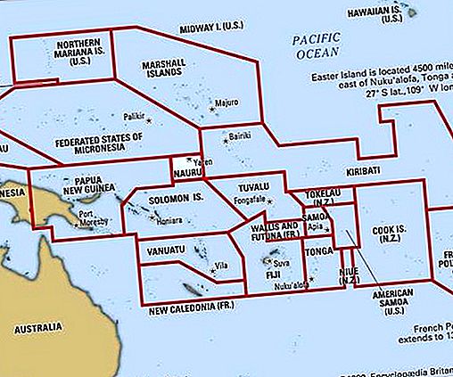 नाउरू द्वीप देश, प्रशांत महासागर