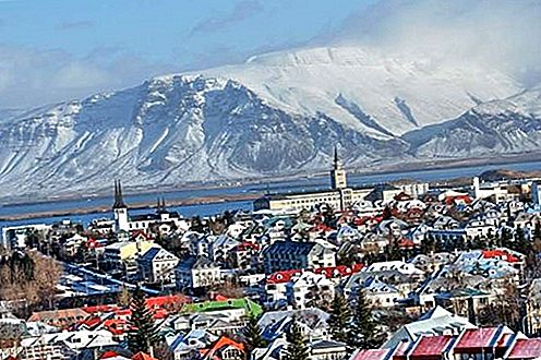 Reykjavik nationella huvudstad, Island