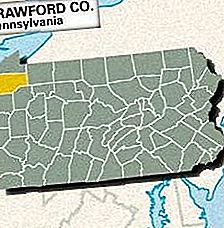 Ang county ng Crawford, Pennsylvania, Estados Unidos