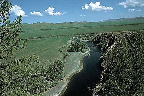 Řeka Orhon River, Asia