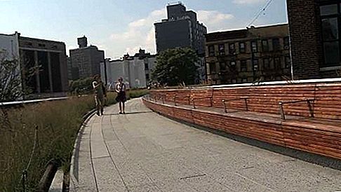 Паркът High Line, Ню Йорк, Ню Йорк, САЩ