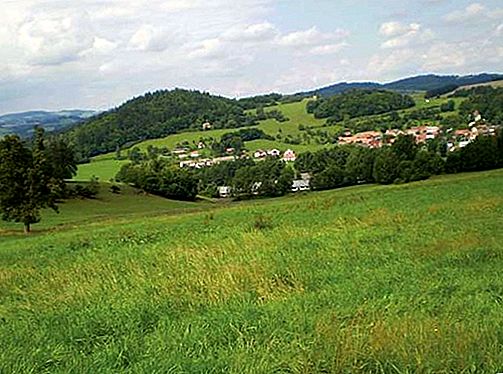 Bohemijos-Moravijos aukštumos plokščiakalnis, Čekija