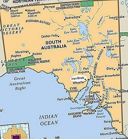 Perilla de hierro Australia del Sur, Australia