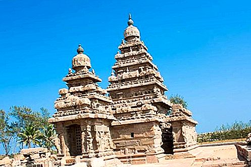 Mamallapuram historische stad, India