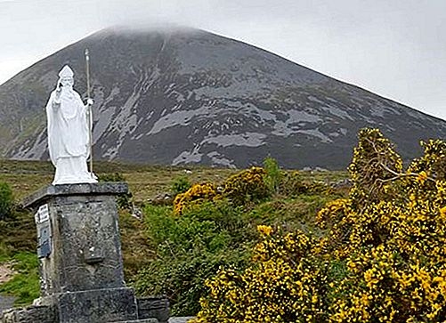 Croagh Patrick berg, Mayo, Irland