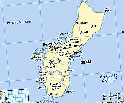 Guamön, Stilla havet