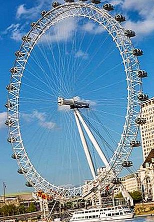 London Eye gözlem tekerleği, Lambeth, Londra, Birleşik Krallık