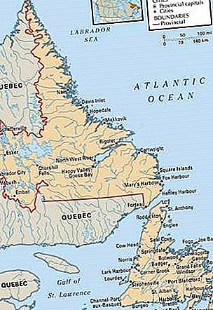 Newfoundland in provinca Labrador, Kanada