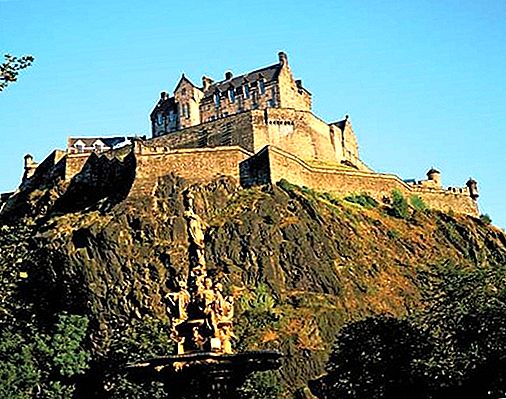 Edinburgh Castle castle, Edinburgh, Scotland, Storbritannien