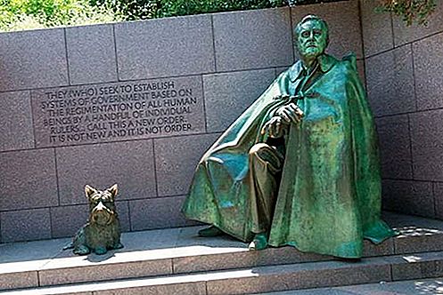 Franklin Delano Roosevelt Memorial monument, Washington, District of Columbia, Verenigde Staten