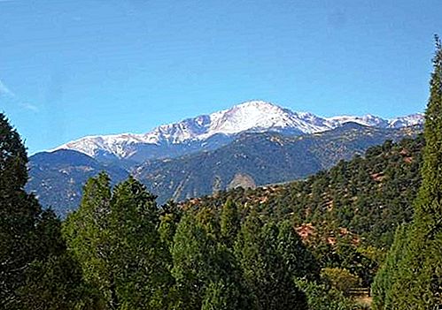 Gunung Pikes Peak, Colorado, Amerika Serikat
