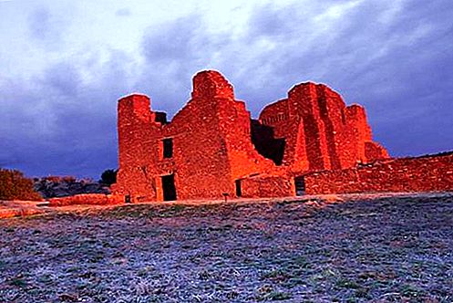 המשלחות הלאומיות הלאומית של סלינס פואבלו, אנדרטה לאומית ניו מקסיקו, ארצות הברית