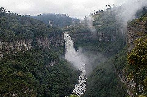 Tequendama Falls Falls，哥伦比亚