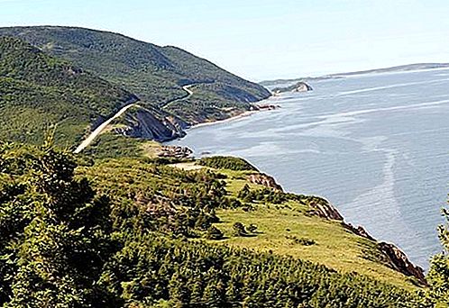 Cape Breton Highlands augstiene, Nova Scotia, Canada