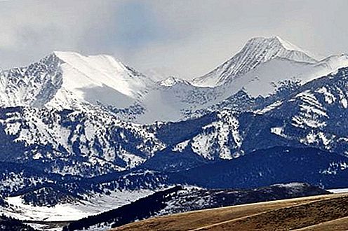 Montagnes Crazy Mountains, Montana, États-Unis