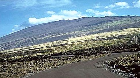 フアラライ火山、ハワイ、アメリカ合衆国