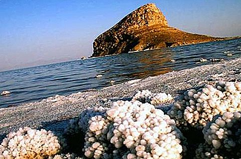 El llac Urmia Lake, Iran