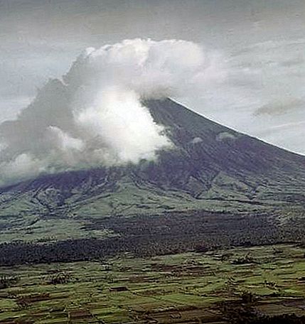 Vulkan Mayon Vulkan, Philippinen