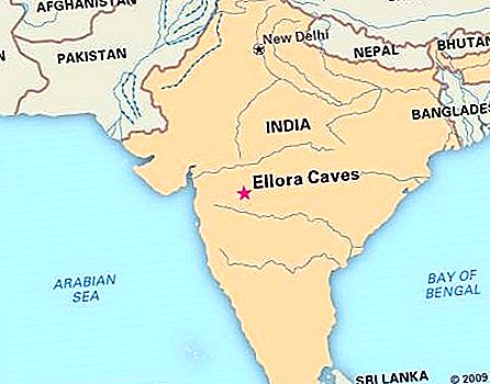 Kuil Ellora Caves, Ellora, India