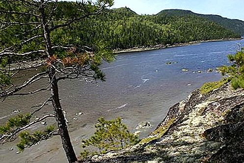 Ποταμός ποταμού Saguenay, Καναδάς