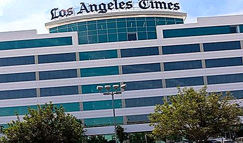 Amerikanische Zeitung der Los Angeles Times