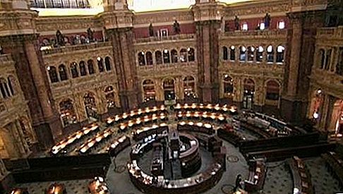 Library of Congress-biblioteket, Washington, District of Columbia, USA