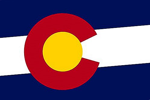 Vlag van Colorado Verenigde Staten vlag