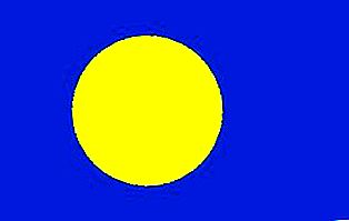 Palau flagga