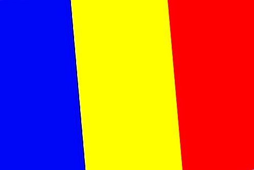 Flag fra Rumænien