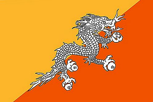 Bhutans flagga