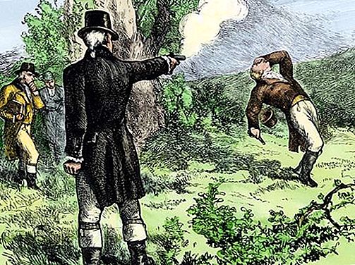 Burr-Hamilton duelduel, Weehawken, New Jersey, USA [1804]