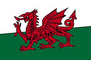 Флаг на Уелс на съставно звено на Обединеното кралство