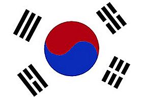 Zastava Južne Koreje